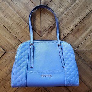 Guess Periwinkle Blue Satchel Purse - Like New